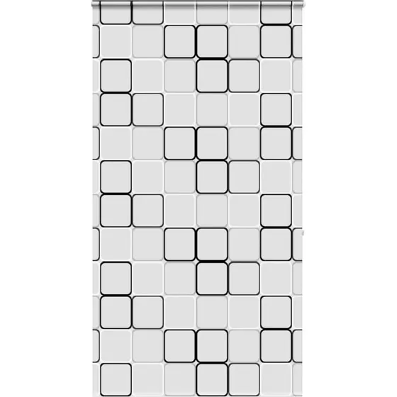 vidaXL Bruserullegardin med kassette 130x240 cm, stofbredde 126 cm