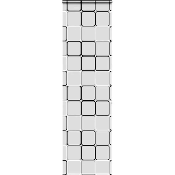 vidaXL Bruserullegardin 80x240 cm, stofbredde 76 cm, med kassette
