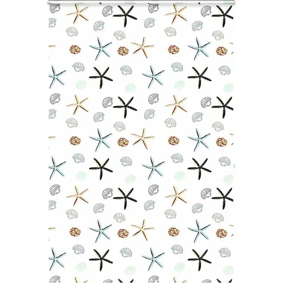 vidaXL Bruserullegardin 150x240 cm, stofbredde 146 cm, skaldyr