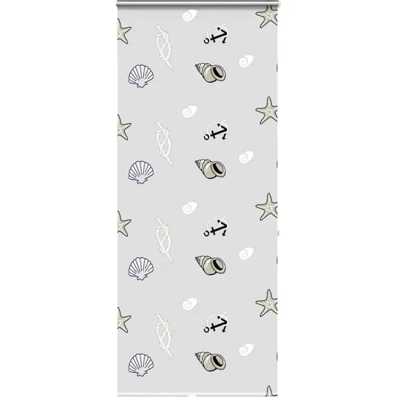 vidaXL Bruserullegardin 90x240 cm med kassette, stofbredde 86 cm