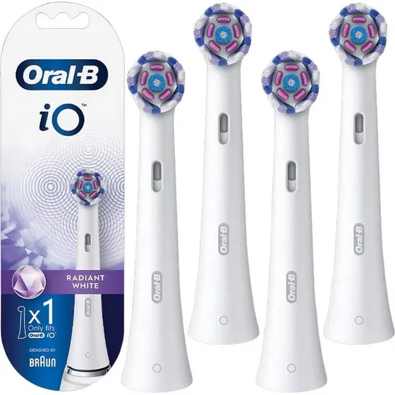 Oral-B iO Radiant White Børstehoveder 4 stk.