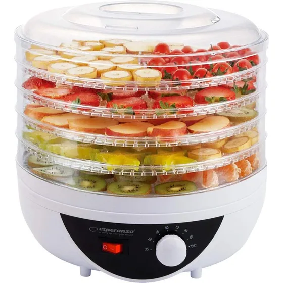 Esperanza Fødevaredehydrator 250 W, 8 temperaturindstillinger