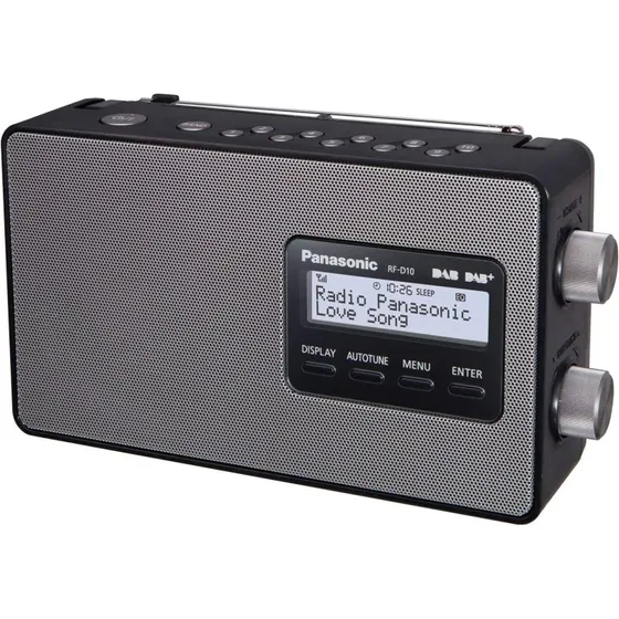 Panasonic RF-D10EG-K DAB+/FM Radio, Sort