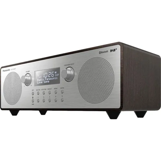 Panasonic RF-D100 DAB+/FM Radio med Bluetooth, Træ/Aluminium
