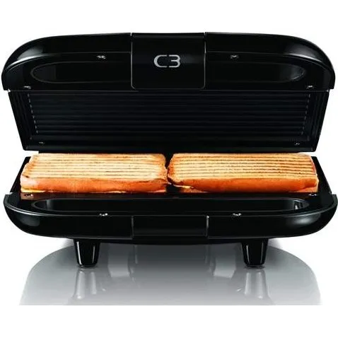 C3 Sandwichgrill Ciabatta Black, 700W