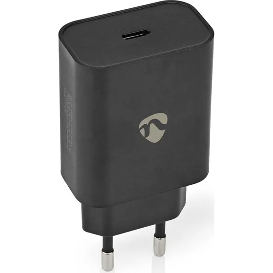 Nedis WCQC402ABK Vægoplader 30W USB-C | Hurtig opladning | Sort