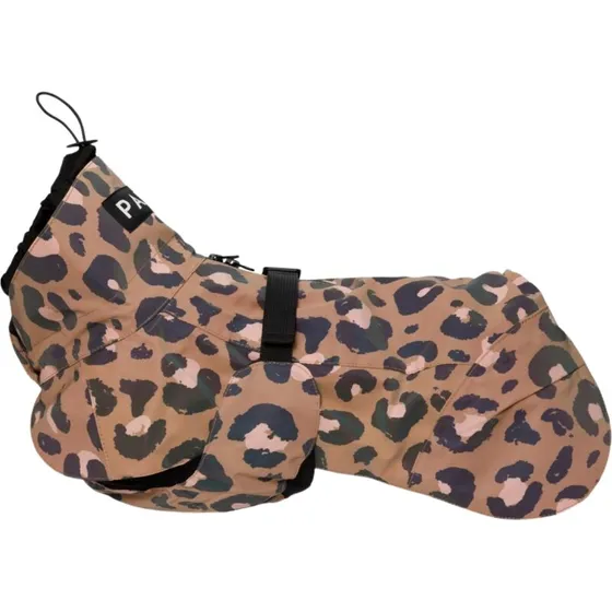 PAIKKA Visibility Raincoat Leo, brun leopard