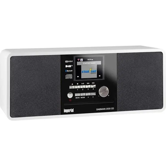 Imperial DABMAN i200 CD Hvid, DAB+/FM/Internet/Bluetooth