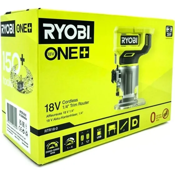 Ryobi RTR18-0 ONE+ 18V Overfræser Solo
