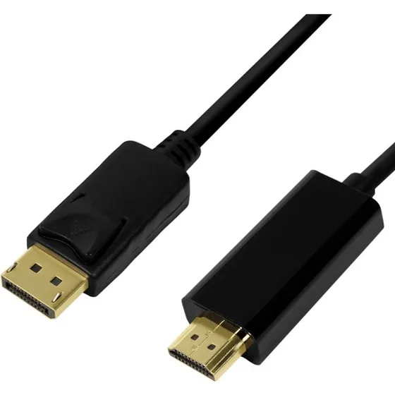 LogiLink DisplayPort 1.2 til HDMI 1.4 4K 2m Sort