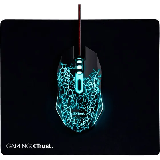 Trust Basics Kablet Gaming Mus + Musemåtte (4000DPI)