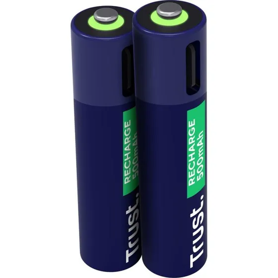 Trust Genopladelige AAA Batterier 500 mAh (2 stk.)