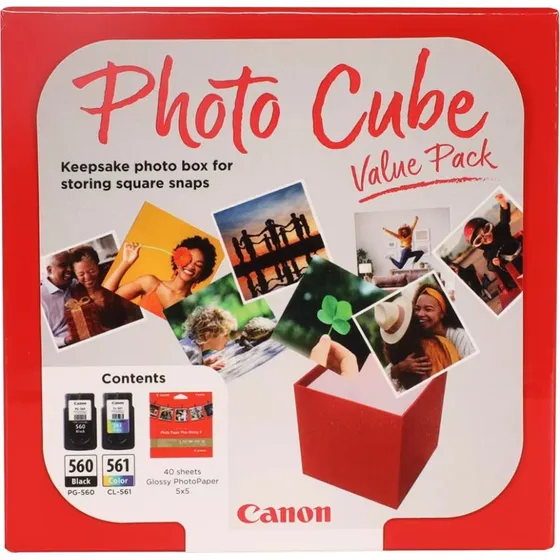 Canon PG-560/CL-561 Photo Value Pack - Farve + Pigmenteret Sort