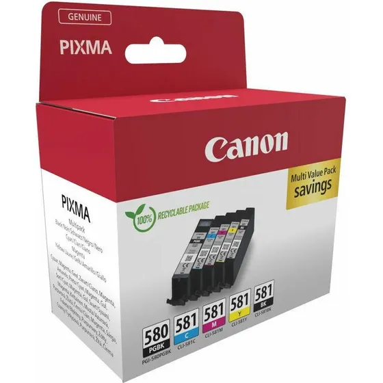 Canon PGI-580/CLI-581 Original Blækpatron Multipack 5 stk.