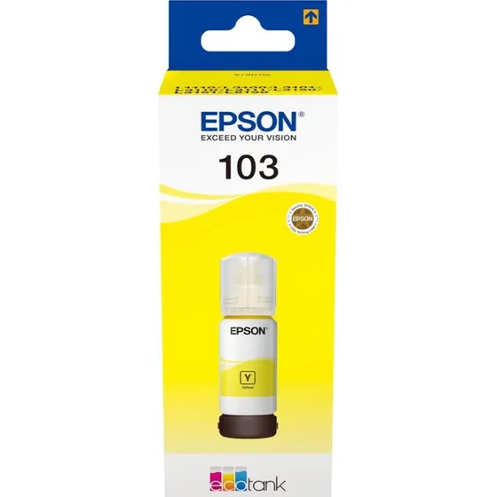 Epson 103 Gul Blækrefill 70 ml, original