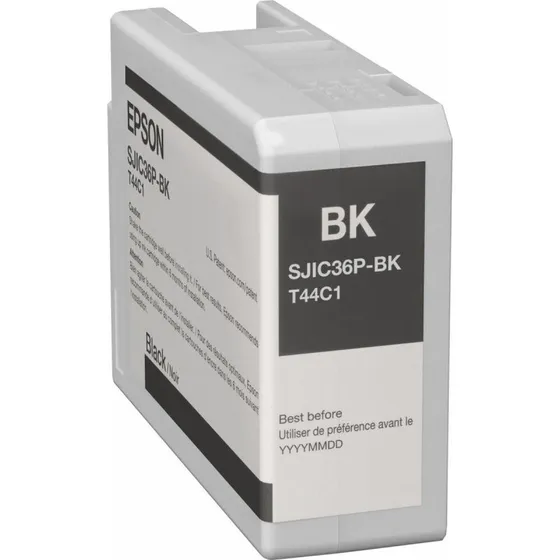 Epson SJIC36P-K Sort Original Blækpatron 80 ml
