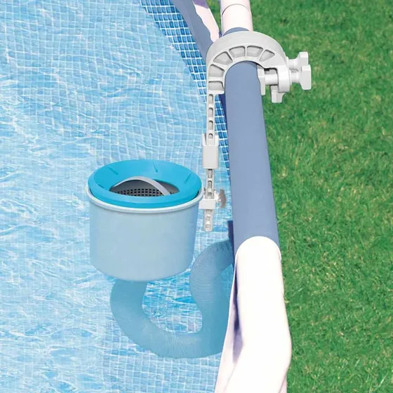 Intex Deluxe Vægmonteret Overfladeskimmer