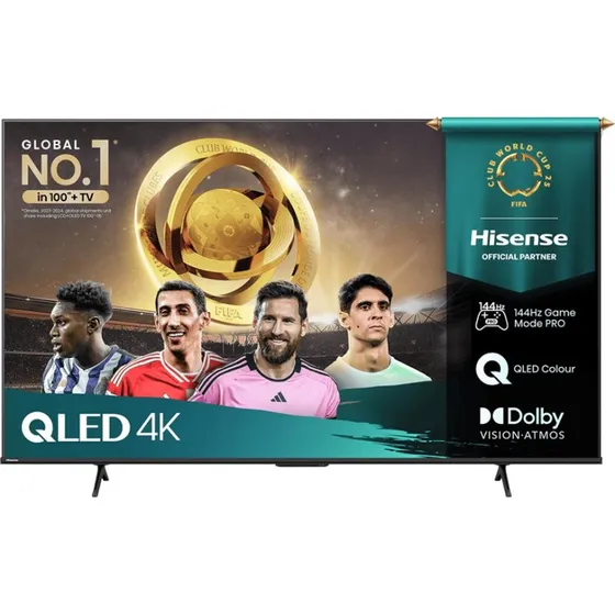 Hisense 55E77Q PRO 55" QLED 4K UHD Smart TV, trækulsgrå