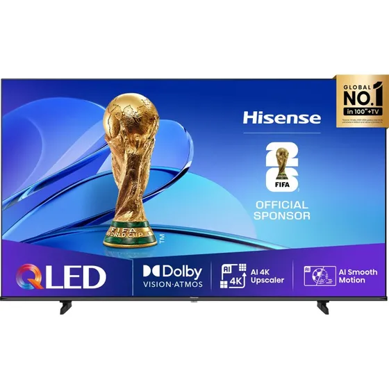 Hisense 50E7Q 50" 4K UHD QLED Smart TV Sort