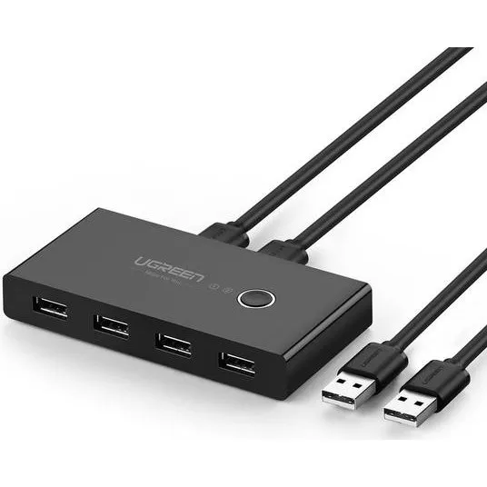 Ugreen 30767 USB 2.0 Hub 4-port Sort, 1,5 m