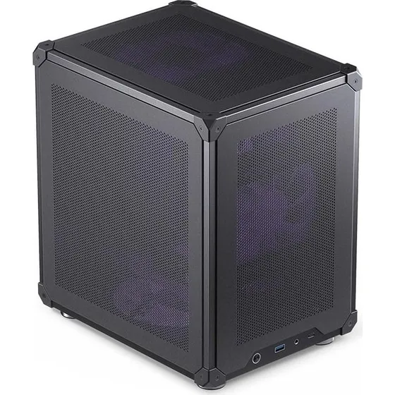 Jonsbo C6 Minitower, sort, micro-ATX, uden strømforsyning