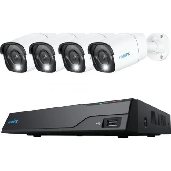Reolink NVS8-8MB4 8-Kanal 4K PoE Kamerasystem med 4x P330