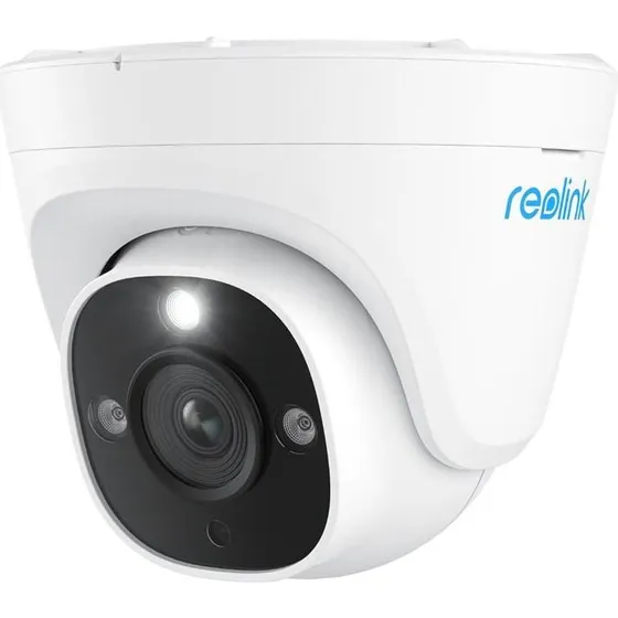 Reolink P344 12 MP PoE Domekamera, Hvid, Farvenattesyn