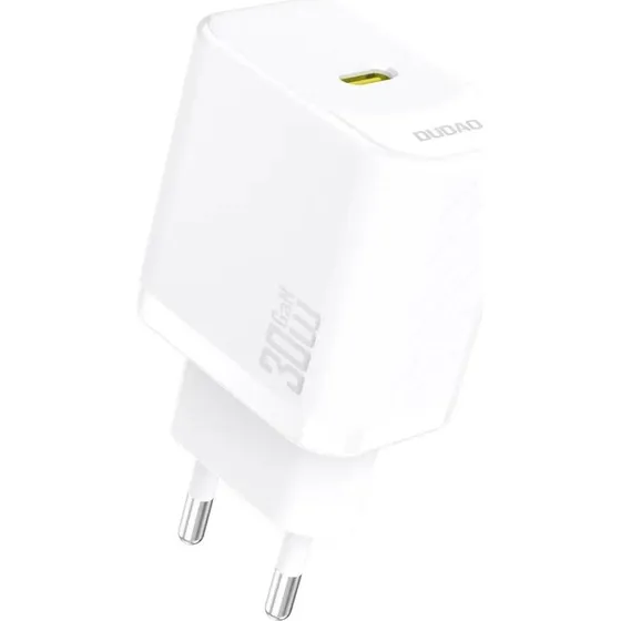 Dudao A27P 30W GaN USB-C Vægoplader, Hvid