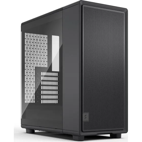 Fractal Design Epoch Black TG Miditower - Sort