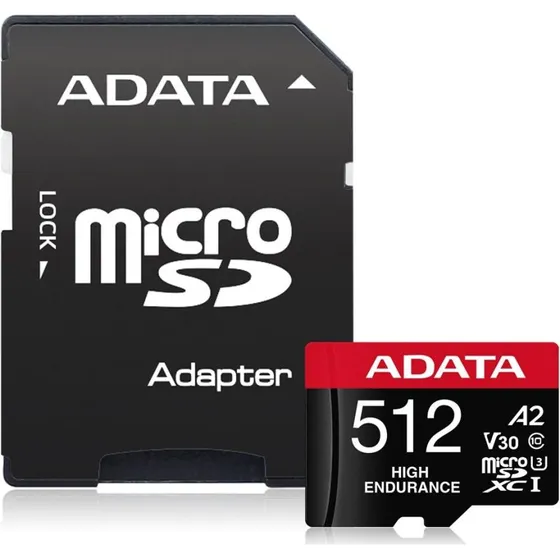ADATA High Endurance MicroSDXC 512 GB, 100 MB/s