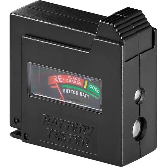 Goobay Batteritester 54020, Sort