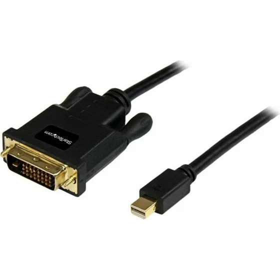 StarTech MDP2DVIMM10B Mini DisplayPort til DVI-kabel, 3 m, sort