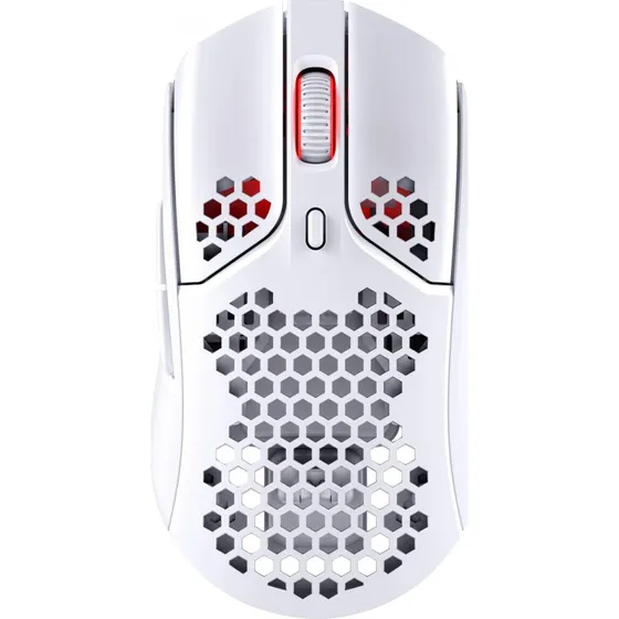 HyperX Pulsefire Haste Wireless Optisk Trådløs Mus - Hvid/Pink