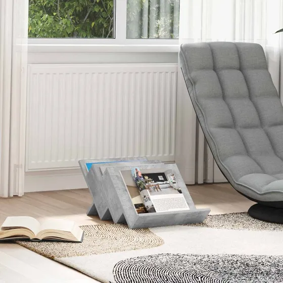 vidaXL Magasin Rack Beton Grå 53 x 40 x 28,5 cm Konstrueret Træ