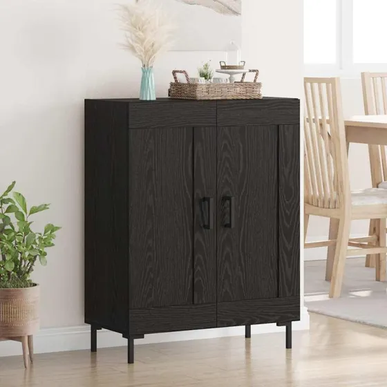 Ingeniørt Sidebord Sort 69,5 x 34 x 90 cm