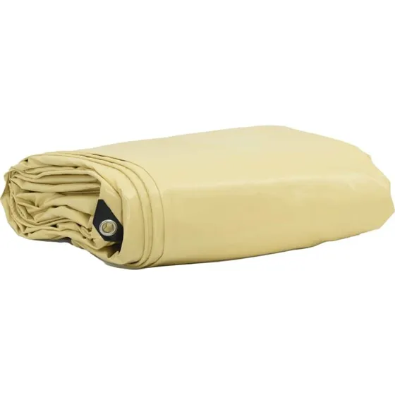 vidaXL Tarpaulin 650g/m² Beige 3,5 x 5 m