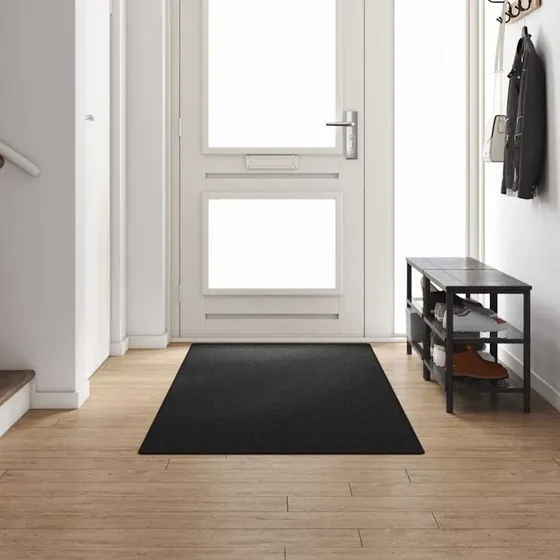 vidaXL Tæppe Runner Antracit 100x300 cm 100% Polypropylen