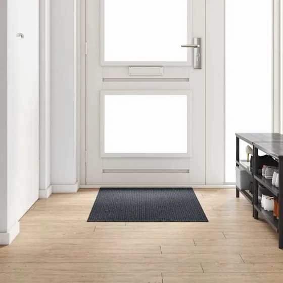 vidaXL Tæppe Runner Antracit 80 x 150 cm Stof