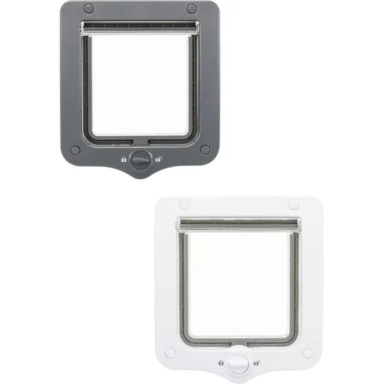 Trixie 2-vejs kattelem 20 x 22 cm, grå