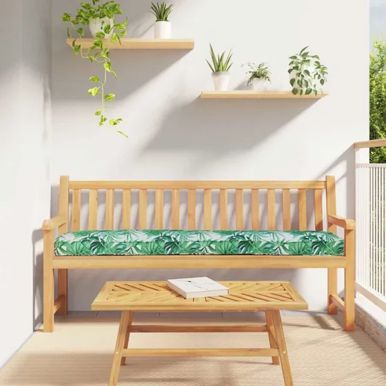 vidaXL Palletpude Blomstret 200 x 40 x 8 cm Oxfordstof
