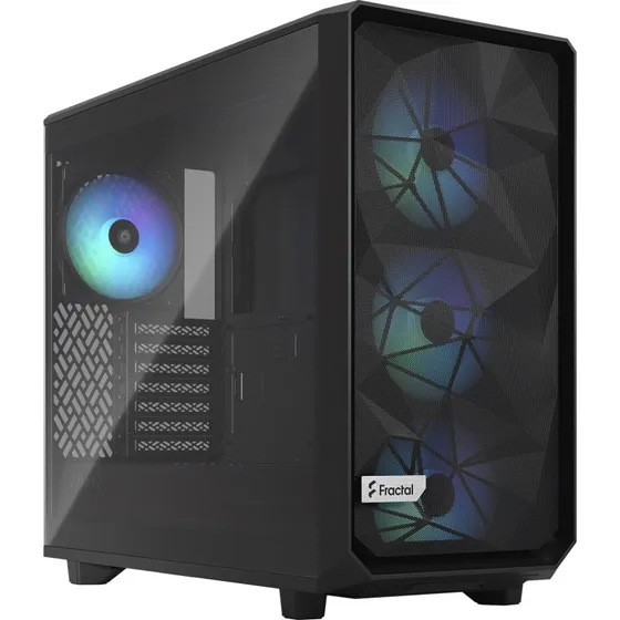 Fractal Design Meshify 2 Lite RGB - Miditower, Sort