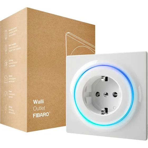 Fibaro Walli Outlet (FGWOF-011) Hvid