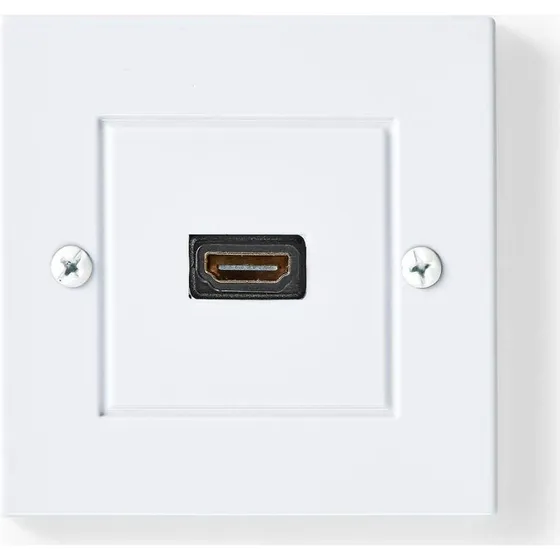 Nedis HDMI Vægboks 1x HDMI Female 4K@60Hz Sort Guldplateret