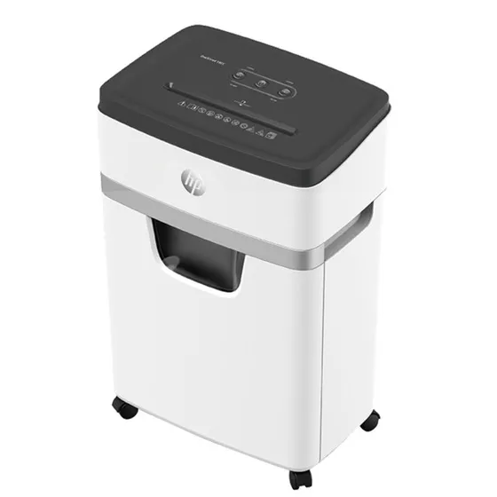 HP OneShred 18CC Makulator, P-4, 4 mm, 25 liter, lysegrå