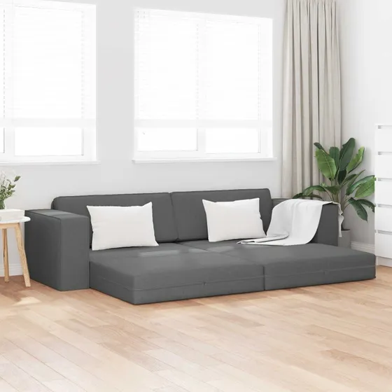 vidaXL Sovesofa Mørkegrå 245x78x77 cm Stof