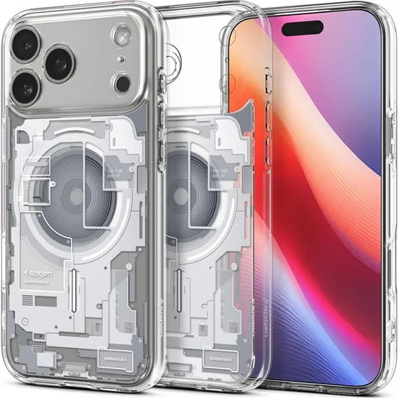 Spigen Ultra Hybrid MagSafe Cover - Zero One White til iPhone 17 Pro