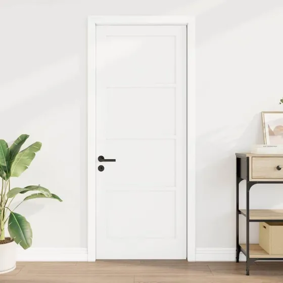 vidaXL ORKDAL Hvid Indvendig Dør 78x202 cm Krydsfinér