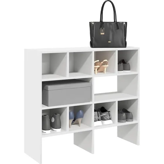 vidaXL Skostativer Stabelbare 2 stk. 89,5x30x40 cm Hvid