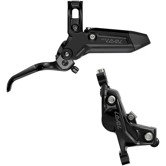 SRAM Level Silver Stealth 4-piston bagbremse (hydraulisk)