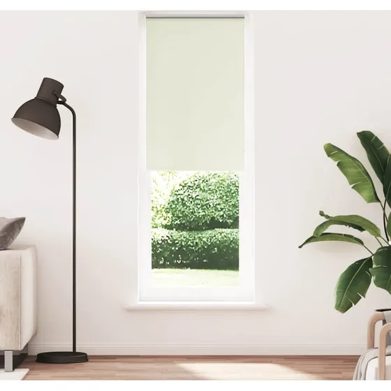 vidaXL mørklægningsrullegardin 80x230 cm off-white